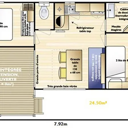 Mobil Moderne Avec Terrasse Pour 4 Personnes - Api-1-52-468 Granges-Aumontzey
